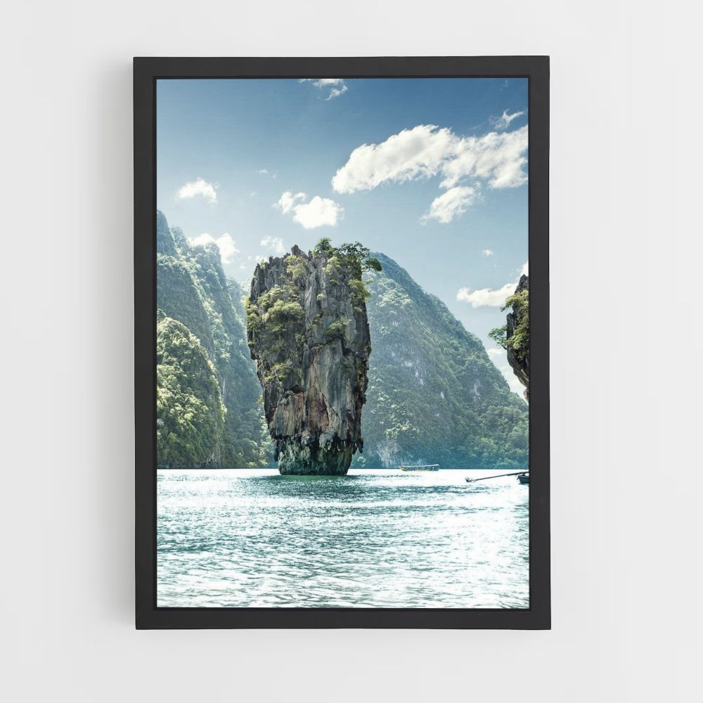 Thailand-Insel-Plakat