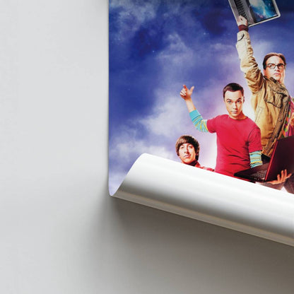 Filmplakat „The Big Bang Theory“.