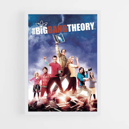 Filmplakat „The Big Bang Theory“.