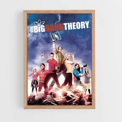 Filmplakat „The Big Bang Theory“.