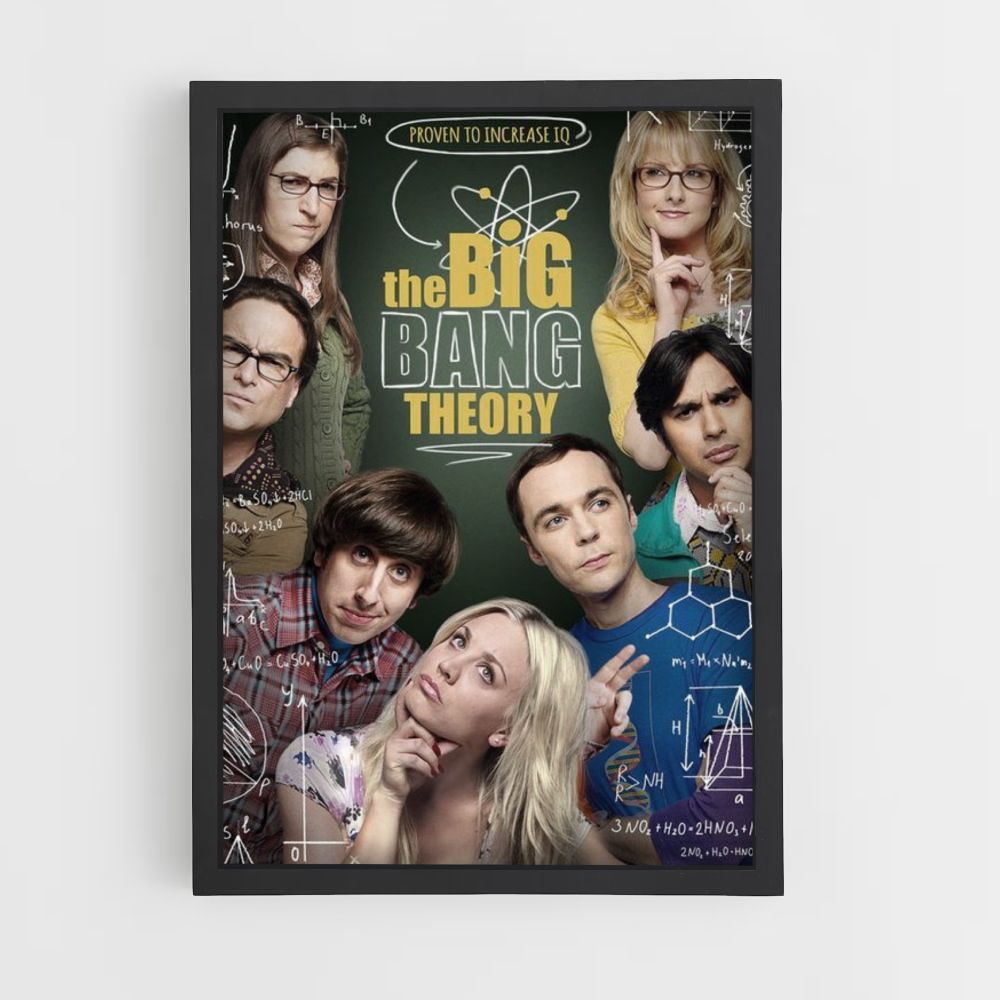 Poster zum Film „The Big Bang Theory“.