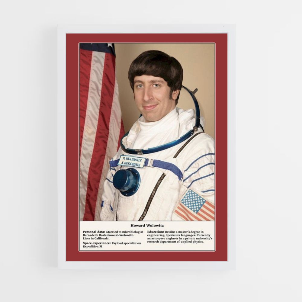 Plakat Howard Wolowitz