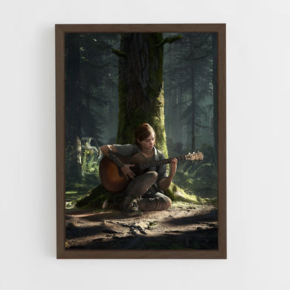 the-last-of-us-11 cadre Bois foncé