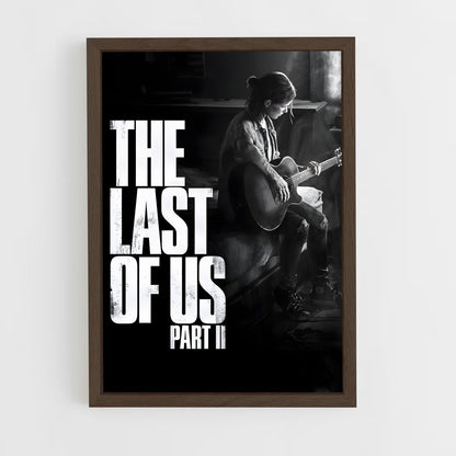 the-last-of-us-18 cadre Bois foncé