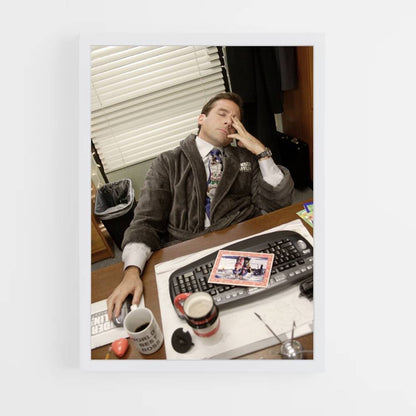 Poster Müdigkeit Michael Scott