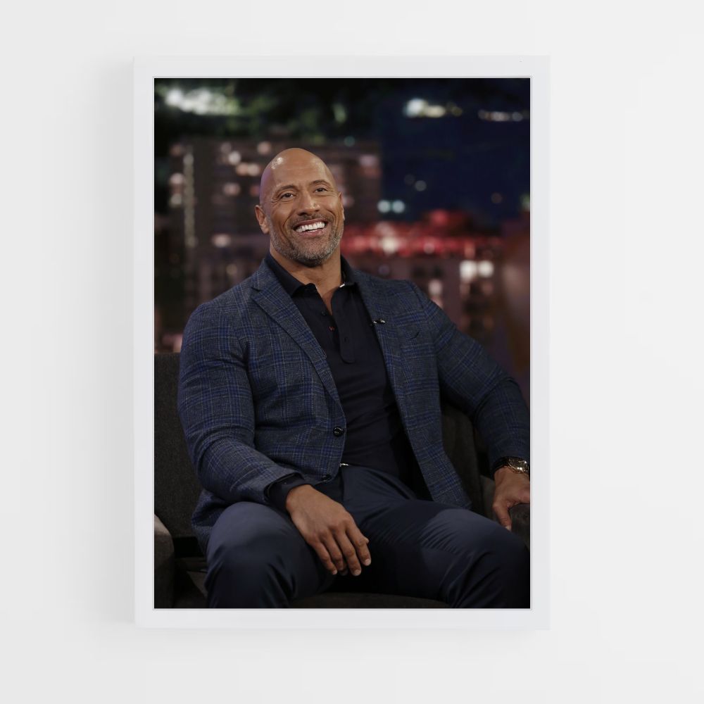 Poster Dwayne Johnson Kostüm