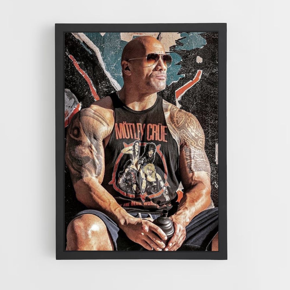 Poster Dwayne Johnson Bizeps