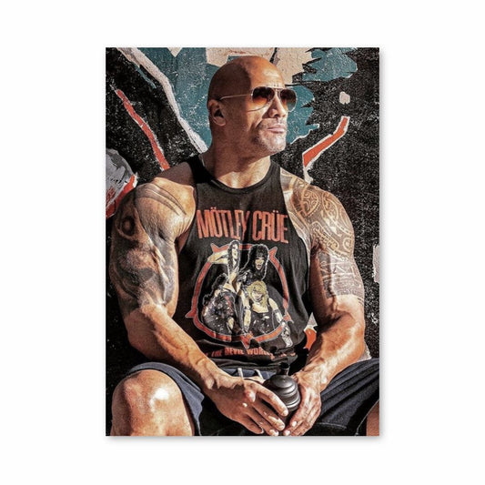 Poster Dwayne Johnson Bizeps