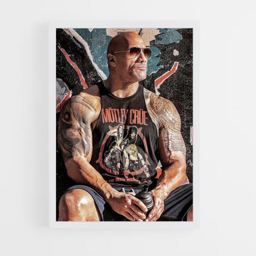 Poster Dwayne Johnson Bizeps