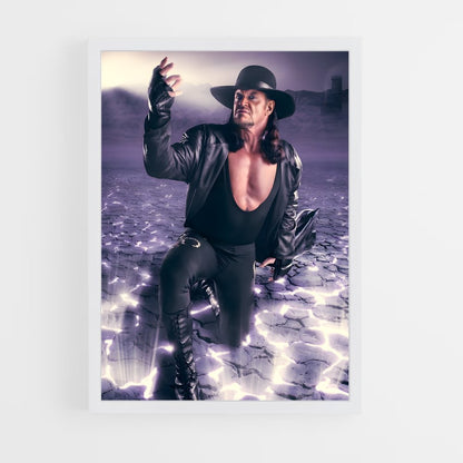 the-undertaker-9 cadre Blanc