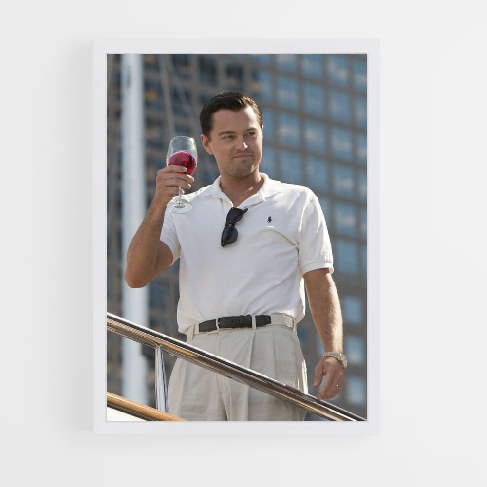 Poster Jordan Belfort Yacht