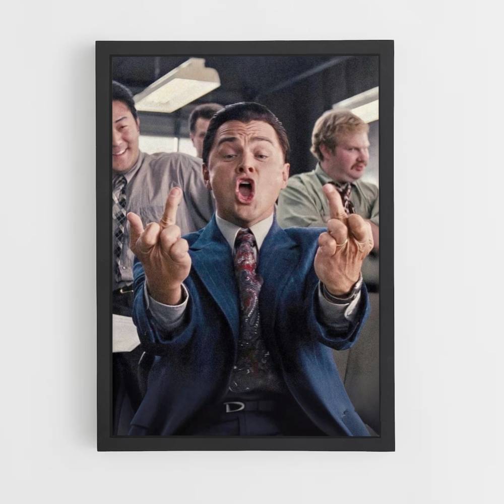 Poster Finger Jordan Belfort