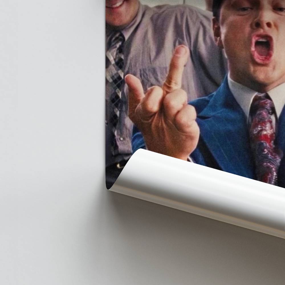 Poster Finger Jordan Belfort