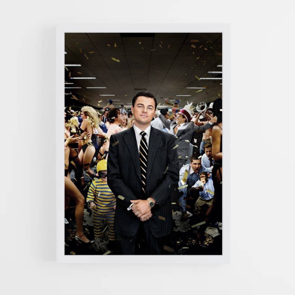 Poster Jordan Belfort Büros