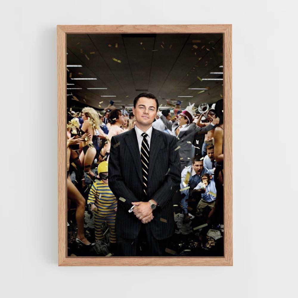 Poster Jordan Belfort Büros