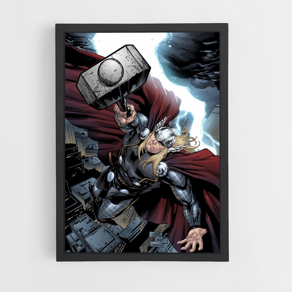 Thors Hammer Poster