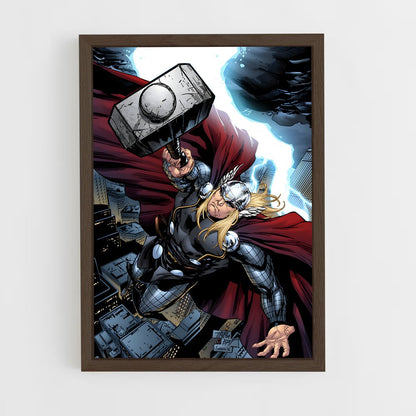 thor-6 cadre Bois foncé
