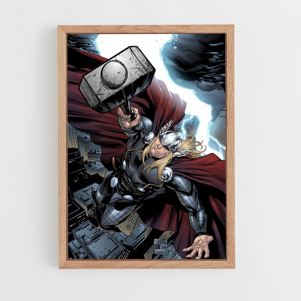 Thors Hammer Poster