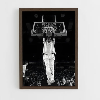 tim-duncan-7 cadre Bois foncé
