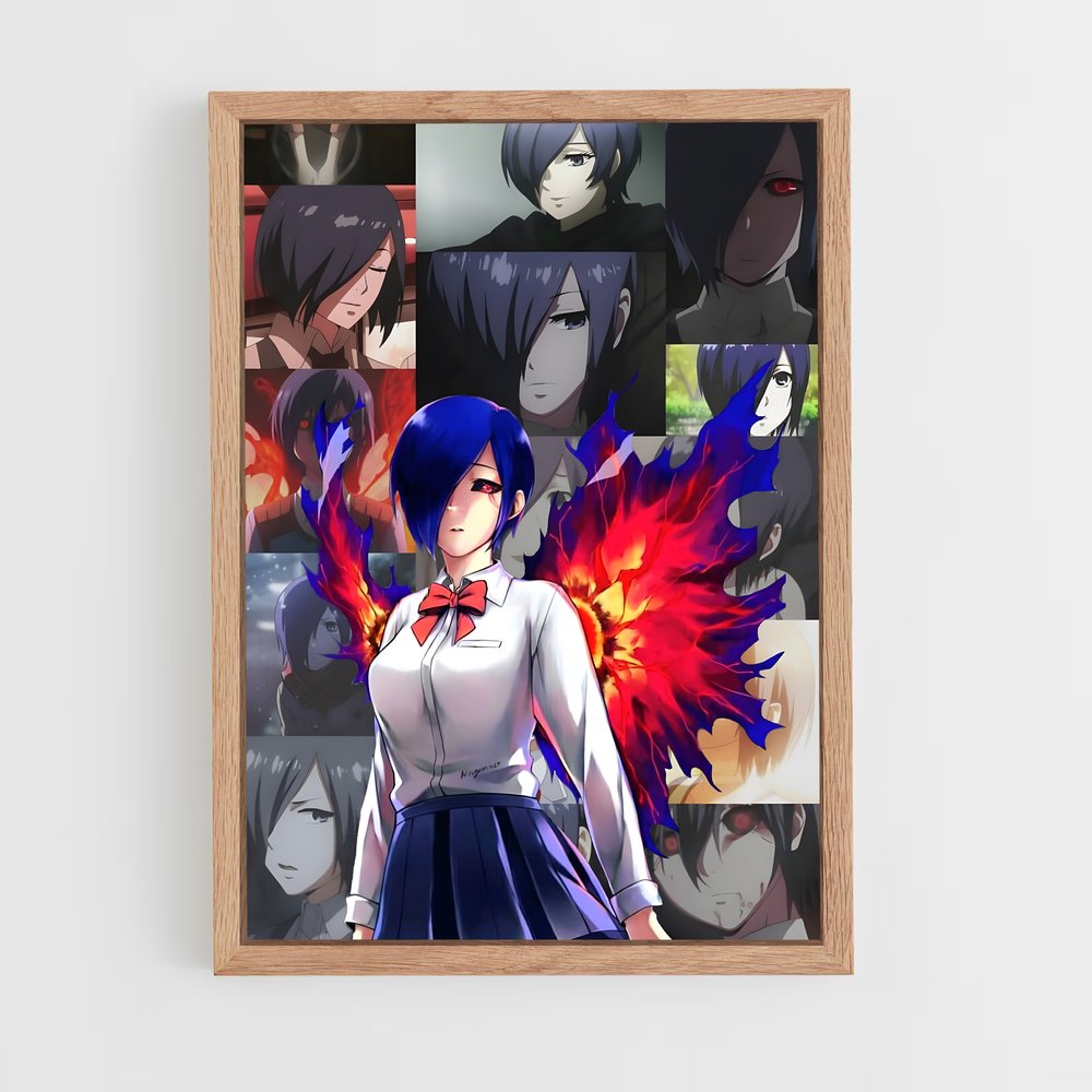 tokyo-ghoul-1 cadre Bois clair