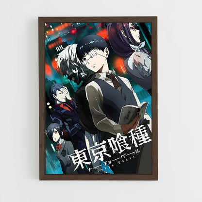 tokyo-ghoul-5 cadre Bois foncé