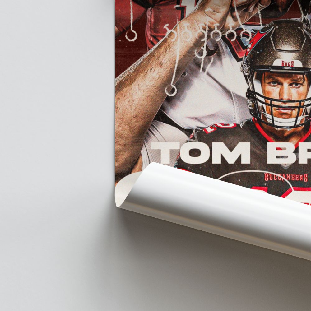 Tom Brady Ziegenplakat