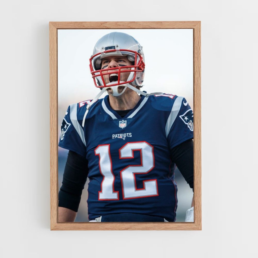 Poster Tom Brady Rage