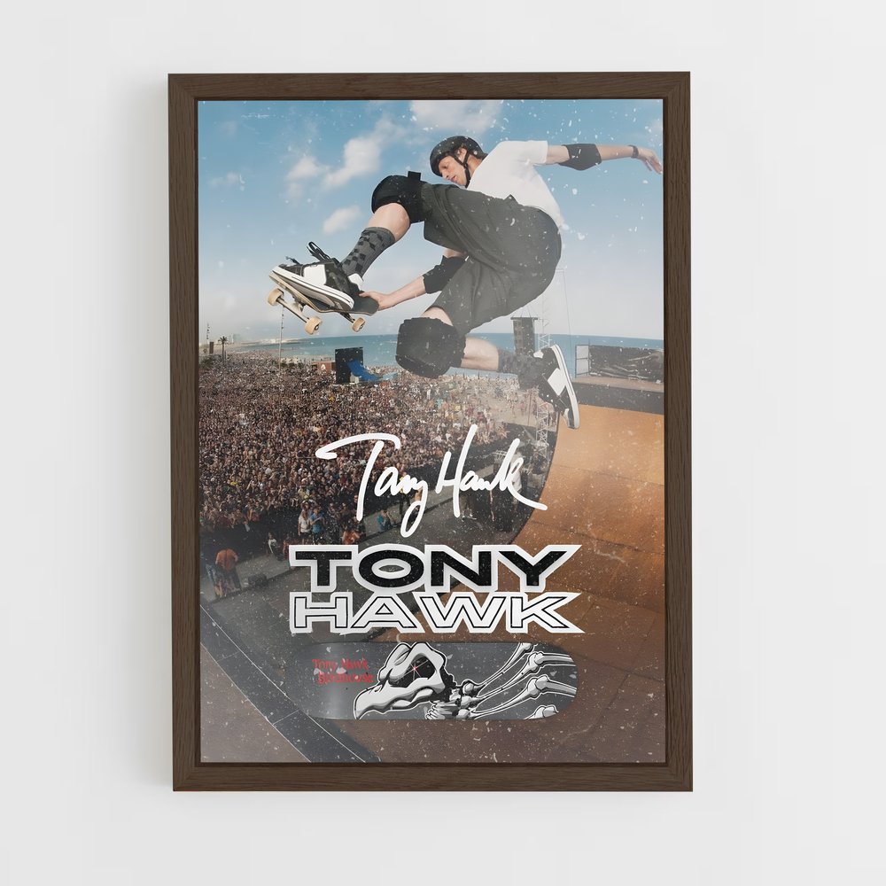 tony-hawk-4 cadre Bois foncé