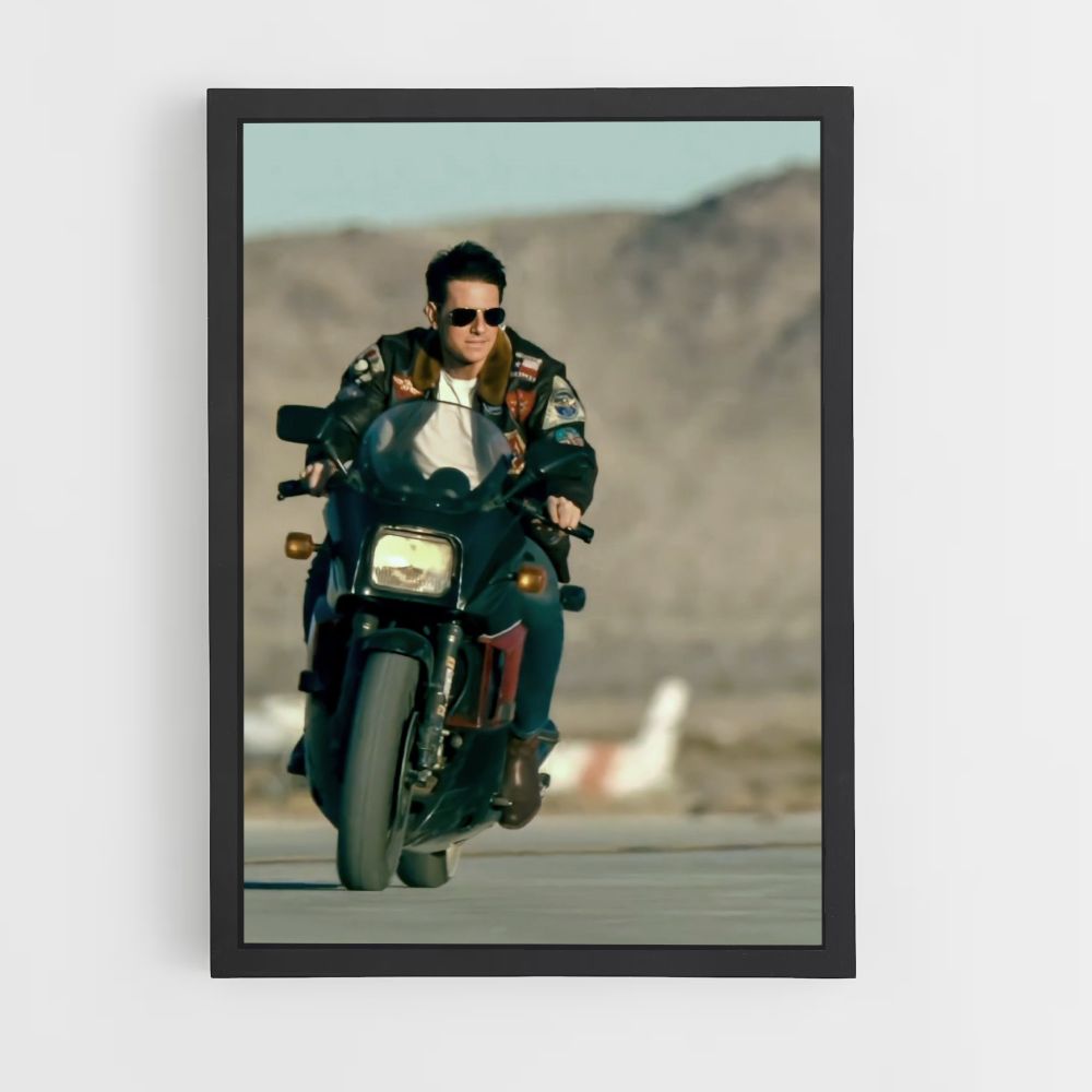 Top Gun Motorrad Poster