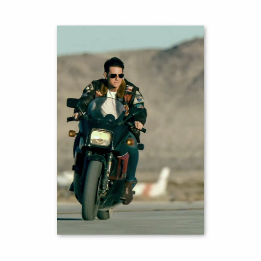 Top Gun Motorrad Poster