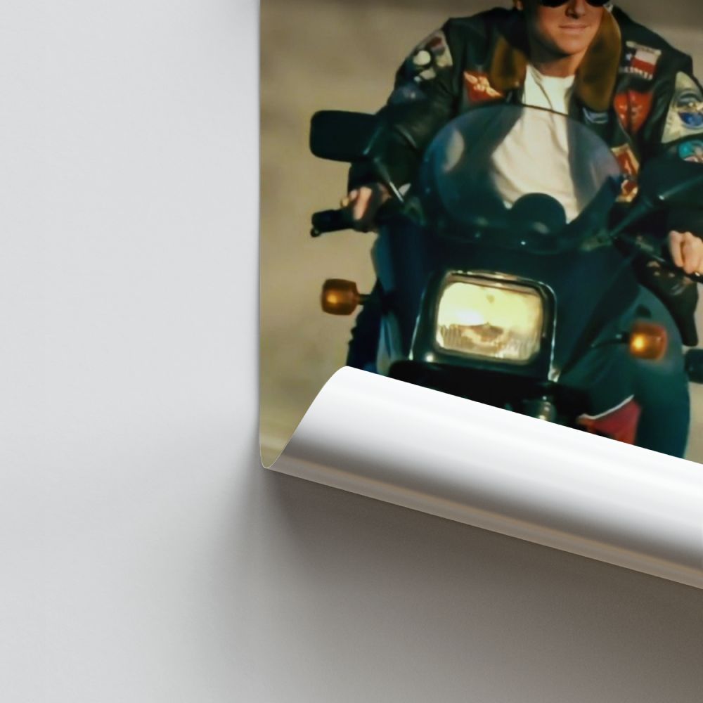 Top Gun Motorrad Poster