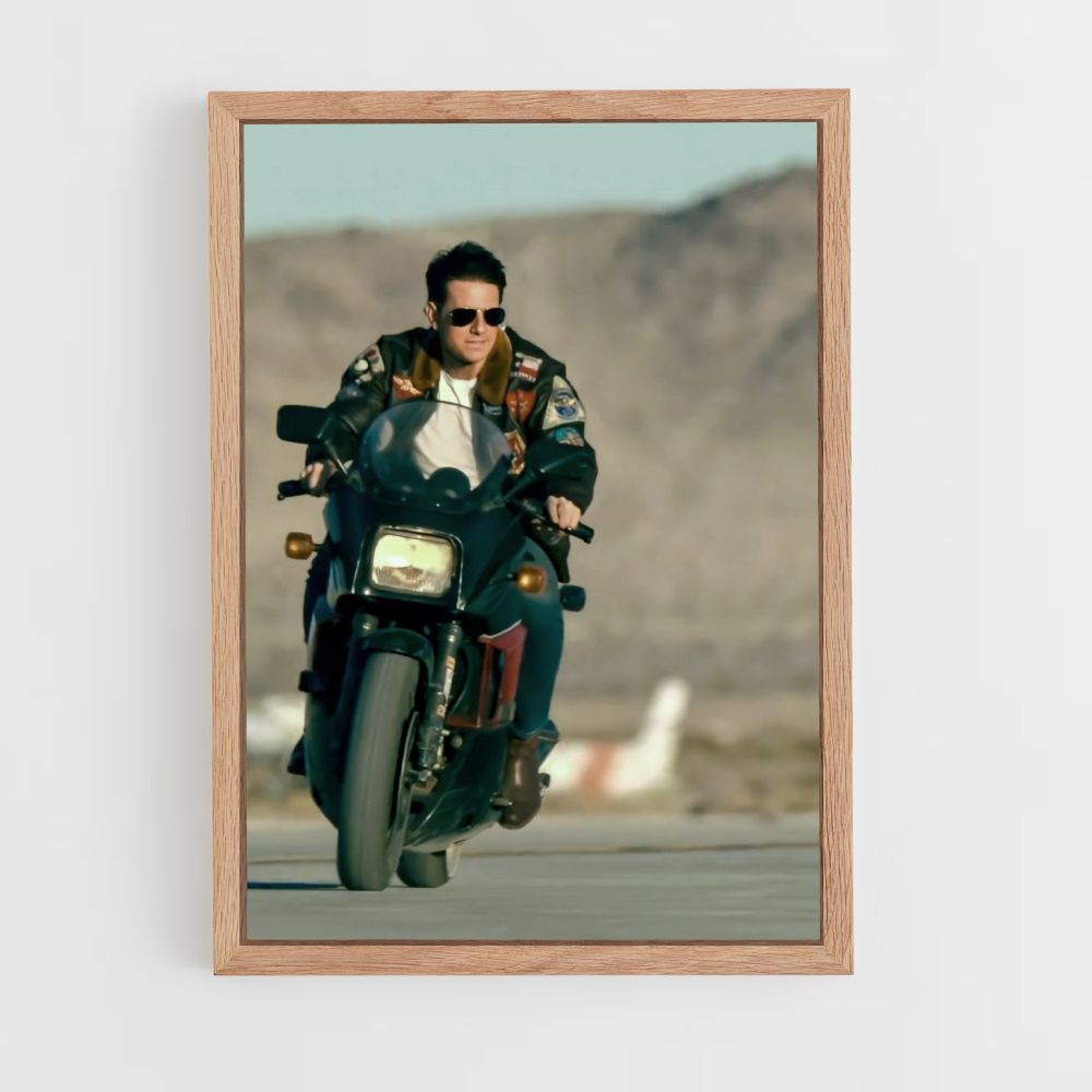 Top Gun Motorrad Poster