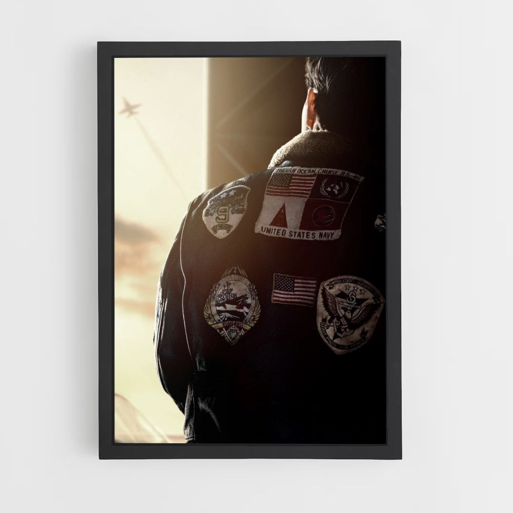 Top Gun Jackenplakat