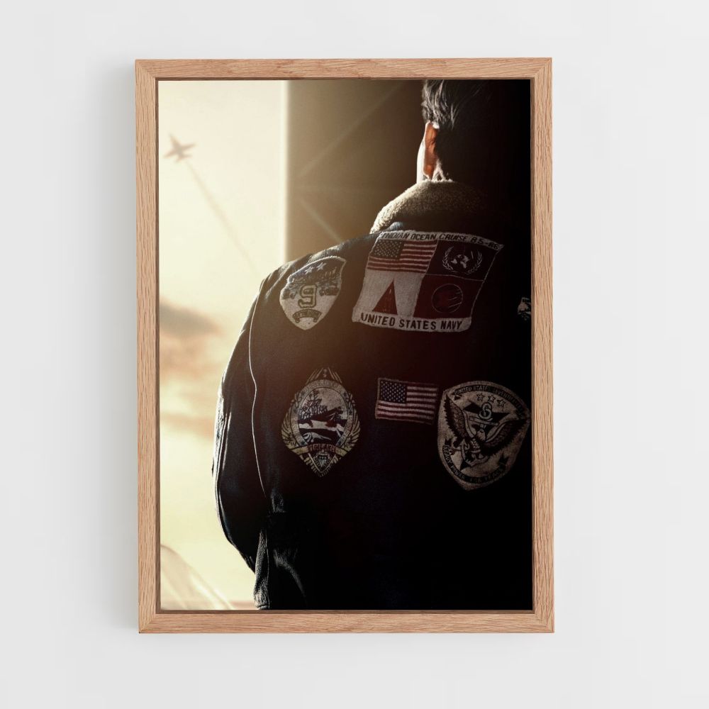 Top Gun Jackenplakat