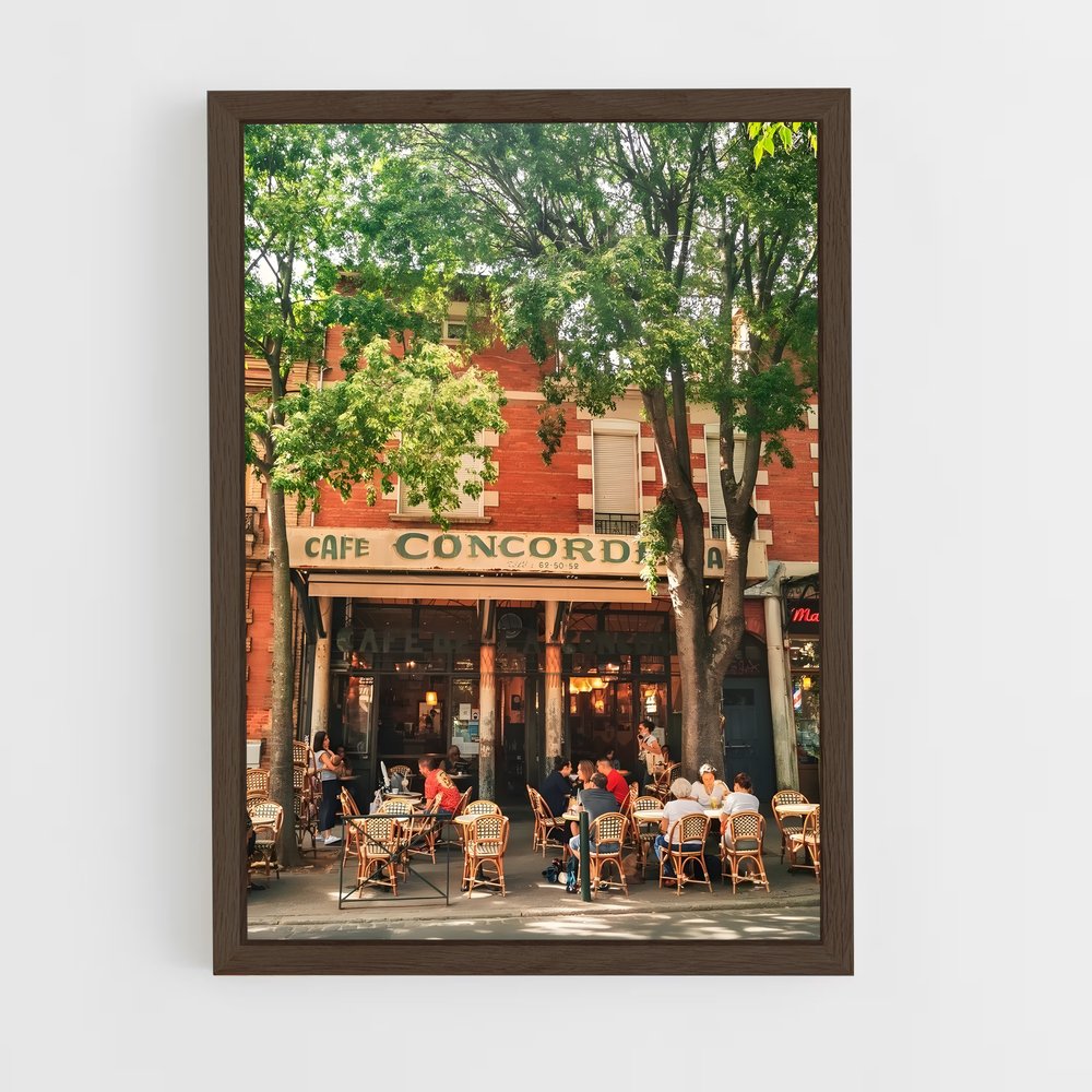 toulouse-3 cadre Bois foncé