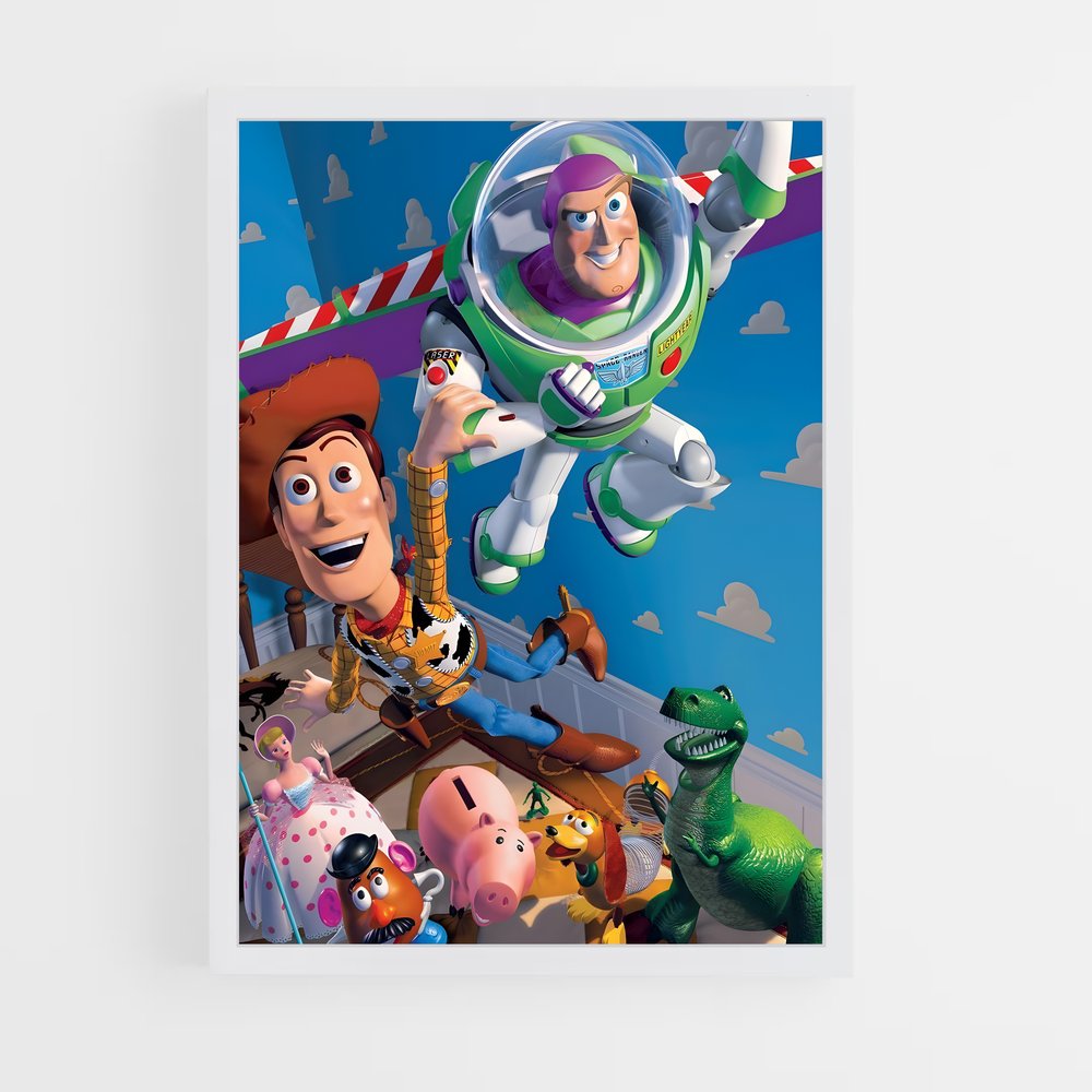 toy-story-10 cadre Blanc