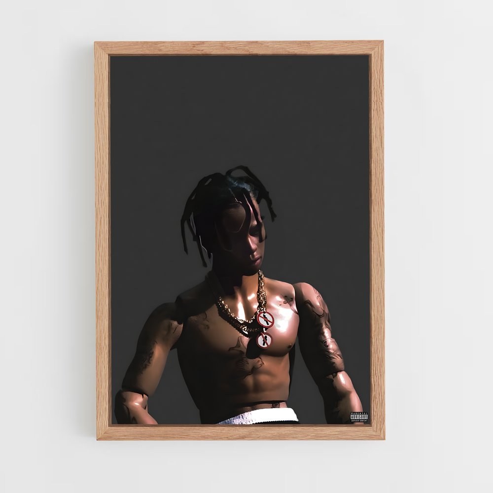 travis-scott-11 cadre Bois clair