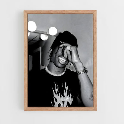 travis-scott-13 cadre Bois clair