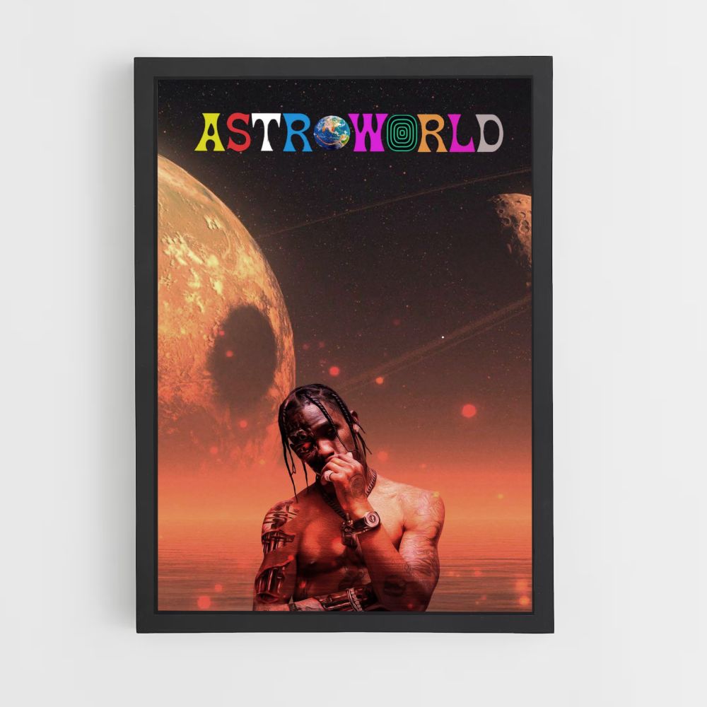 Poster Travis Scott Ästhetik