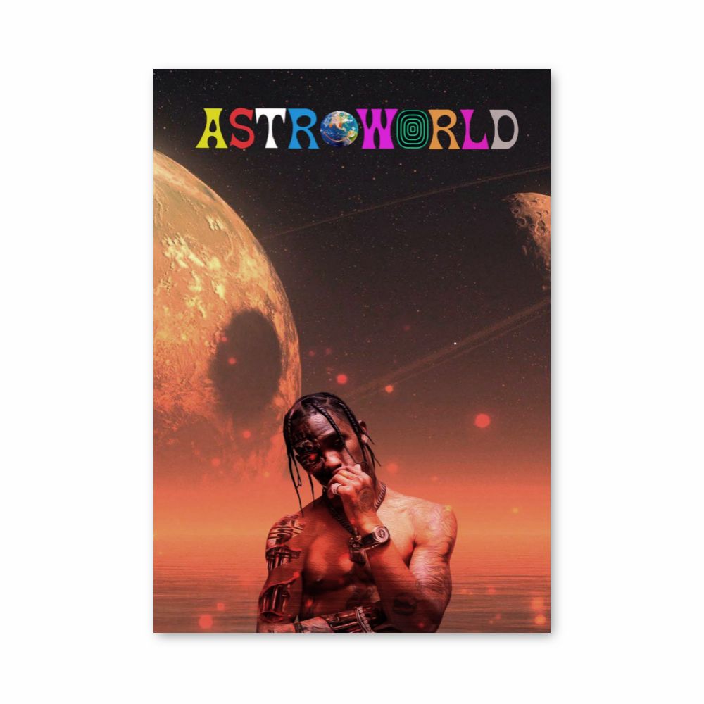 Poster Travis Scott Ästhetik