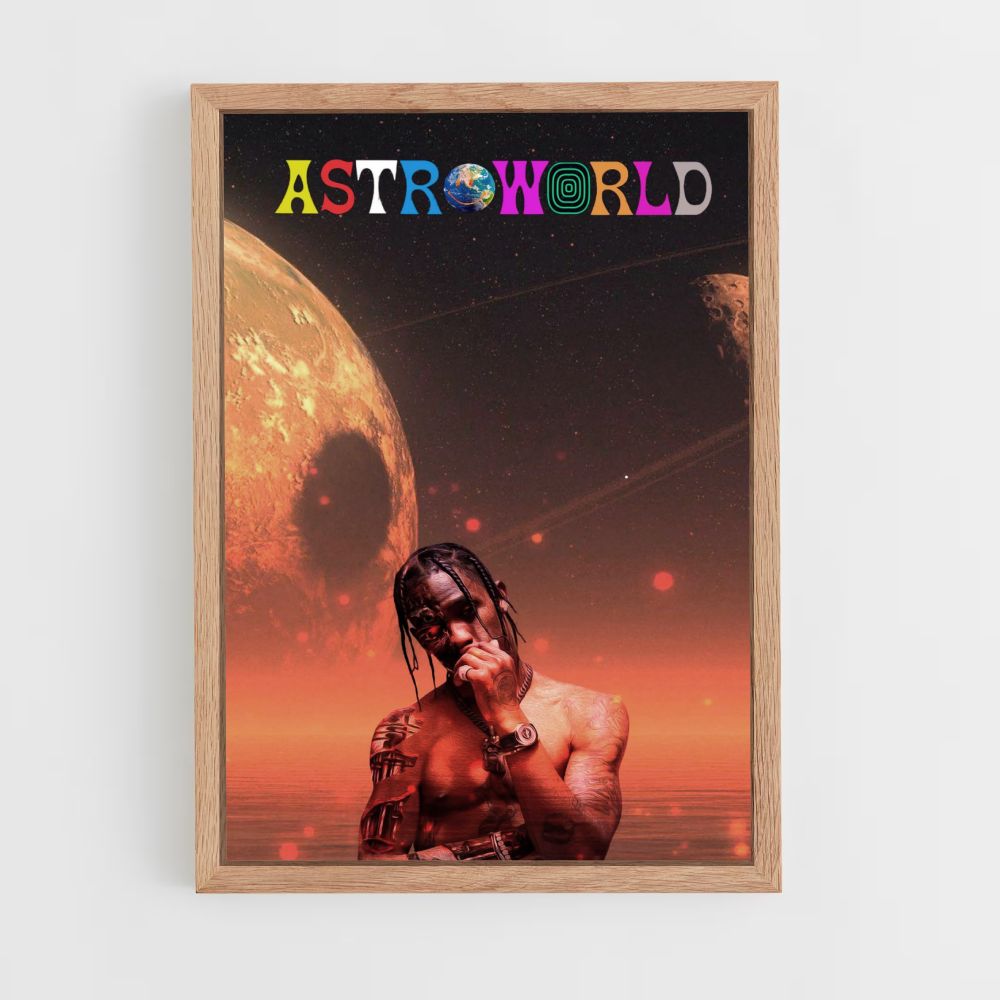 Poster Travis Scott Ästhetik