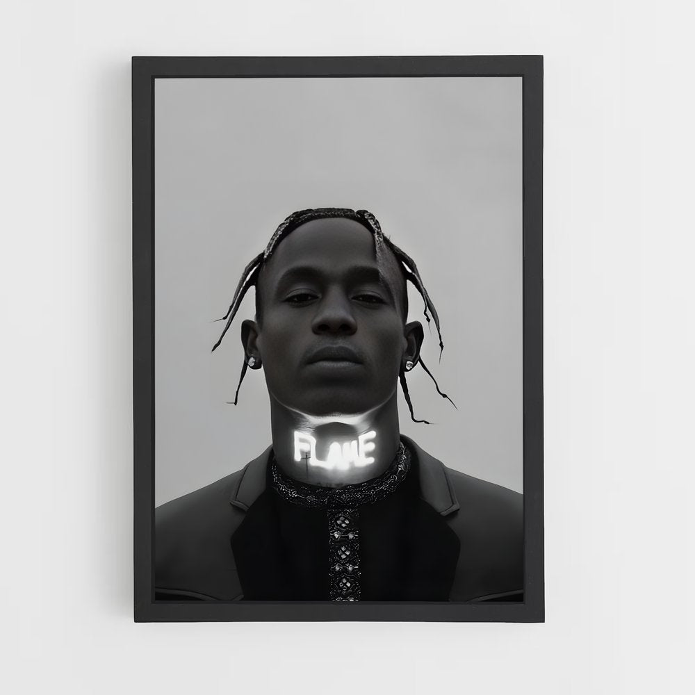 travis-scott-17 cadre Noir