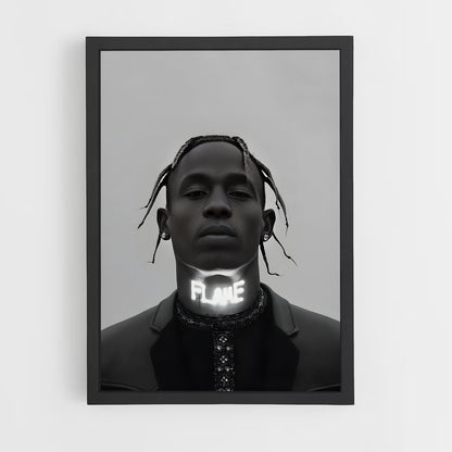 travis-scott-17 cadre Noir