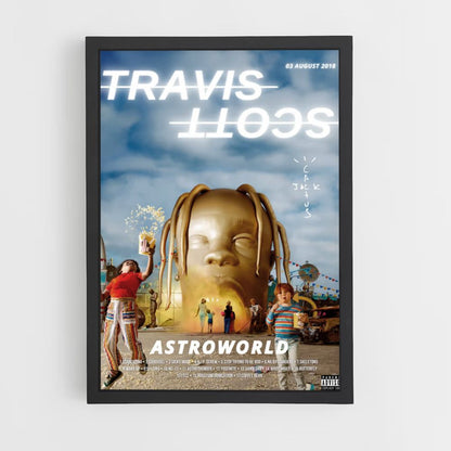 Poster Travis Scott Gold