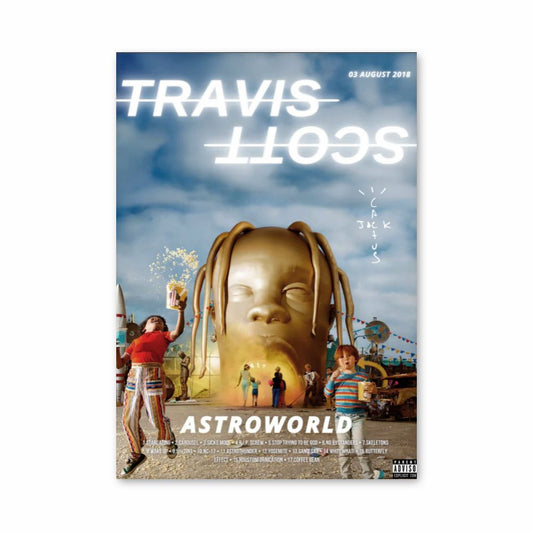 Poster Travis Scott Gold