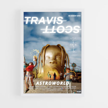 Poster Travis Scott Gold