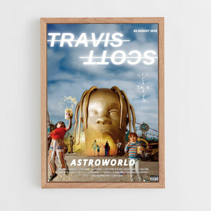 Poster Travis Scott Gold