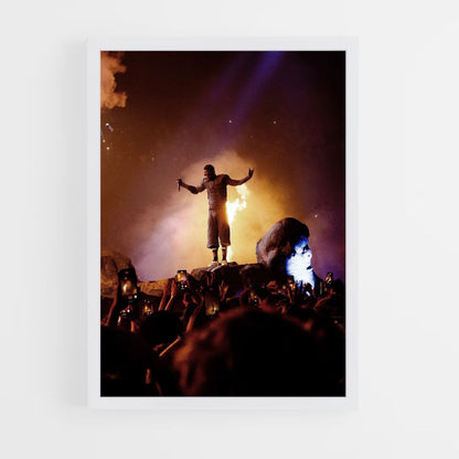 Poster Travis Scott Flame