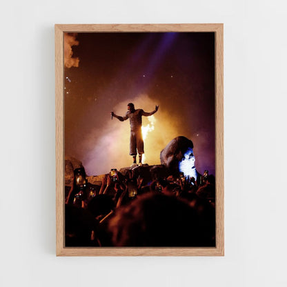 Poster Travis Scott Flame