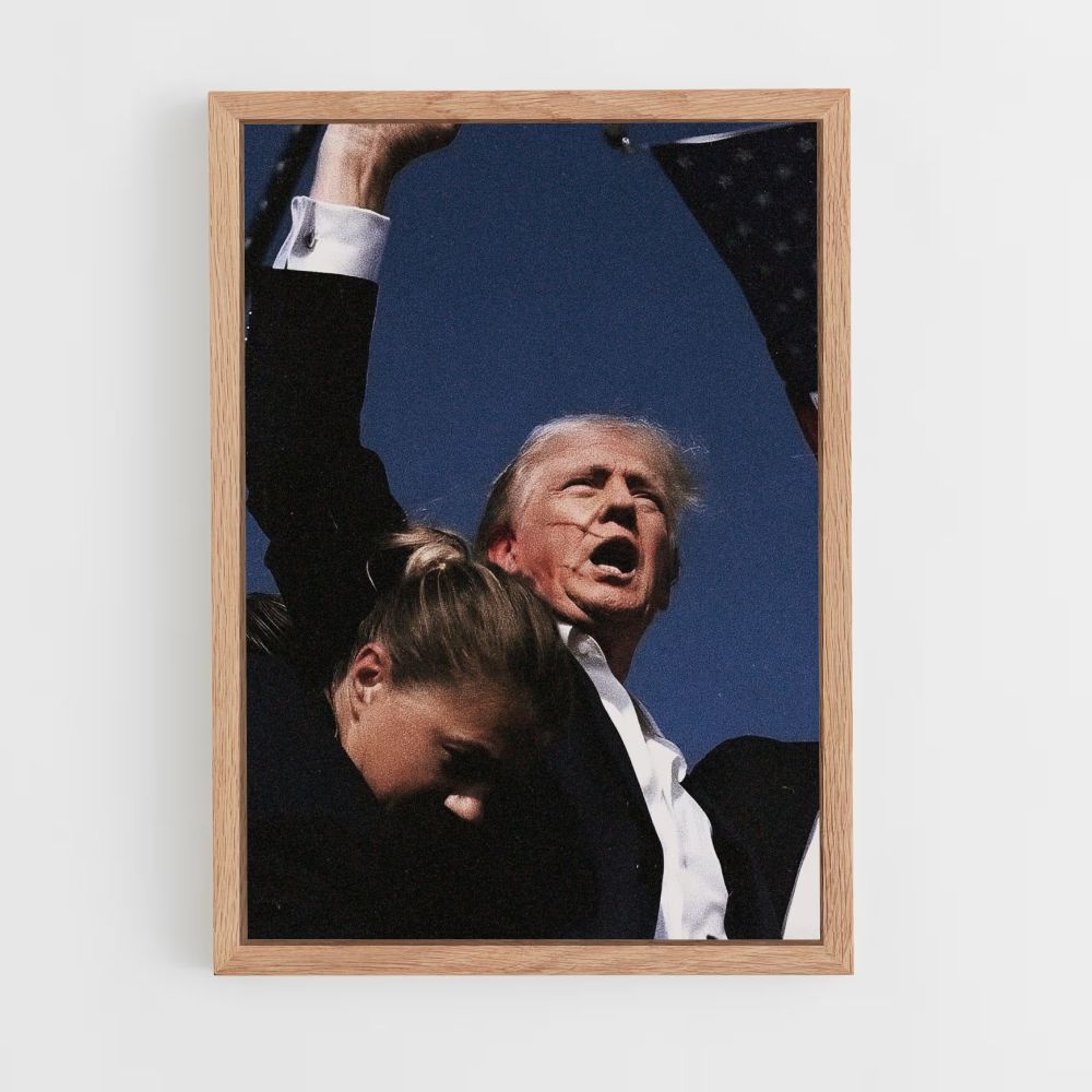 Poster Trump-Angriff